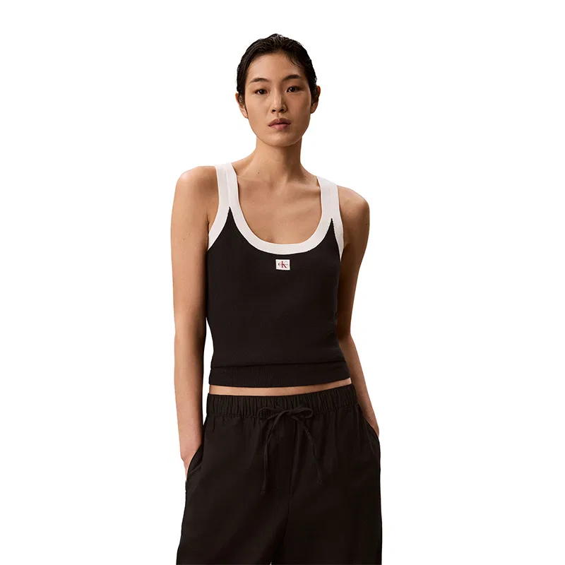 Джемпер женский с круглым вырезом Moderate Calvin Klein, UB1-Space Black