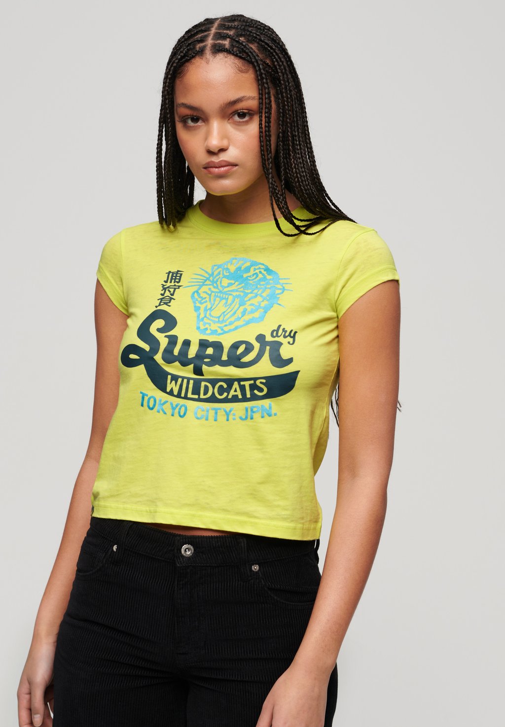 

Футболка с принтом VARSITY Superdry, желтый