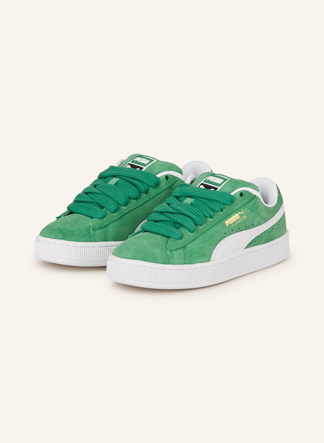 

Кроссовки замшевые xl jr Puma, зеленый