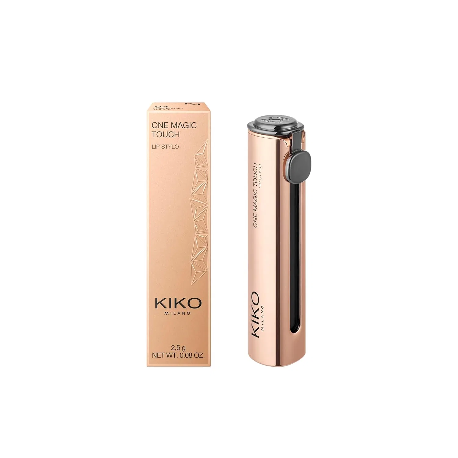 Увлажняющая полуматовая помада «One Magic Touch Lip Stylo 04» от KIKO Milano Kiko Milano, 4 Posh Bite — фото 3
