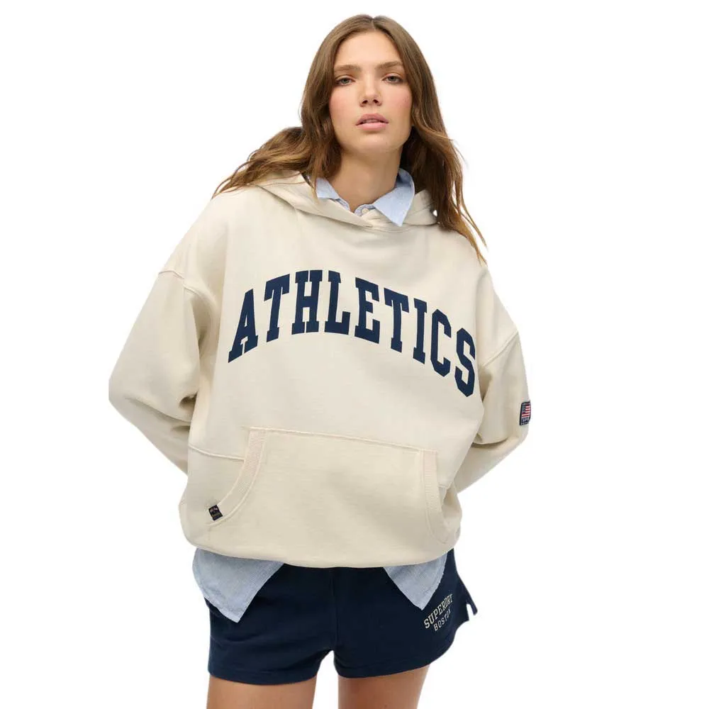 

Худи Superdry Ath Ess Relaxed, бежевый