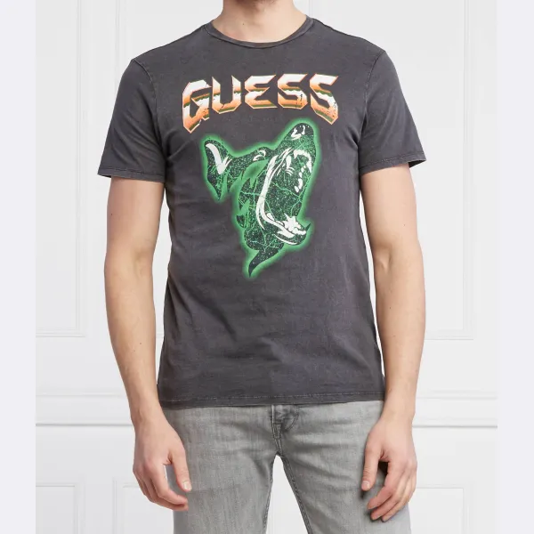 

Футболка стандартного кроя Guess, черный