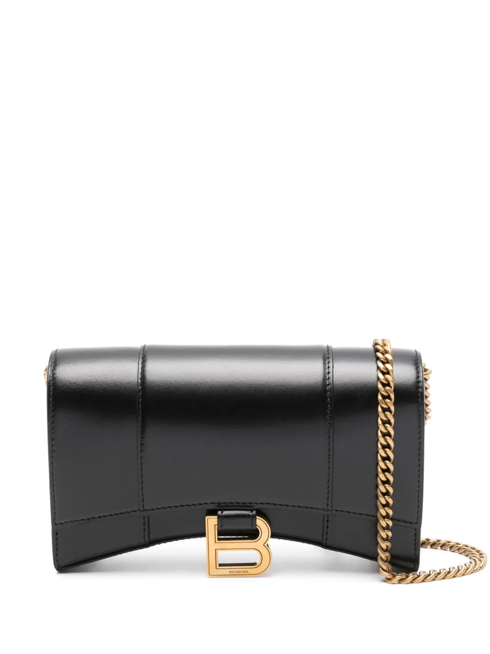 

Кошелек Hourglass на цепочке BALENCIAGA, черный