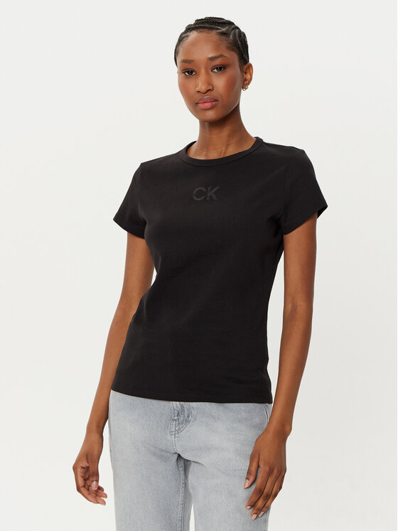 

Футболка обычного кроя Satin K20K207974 Calvin Klein, черный