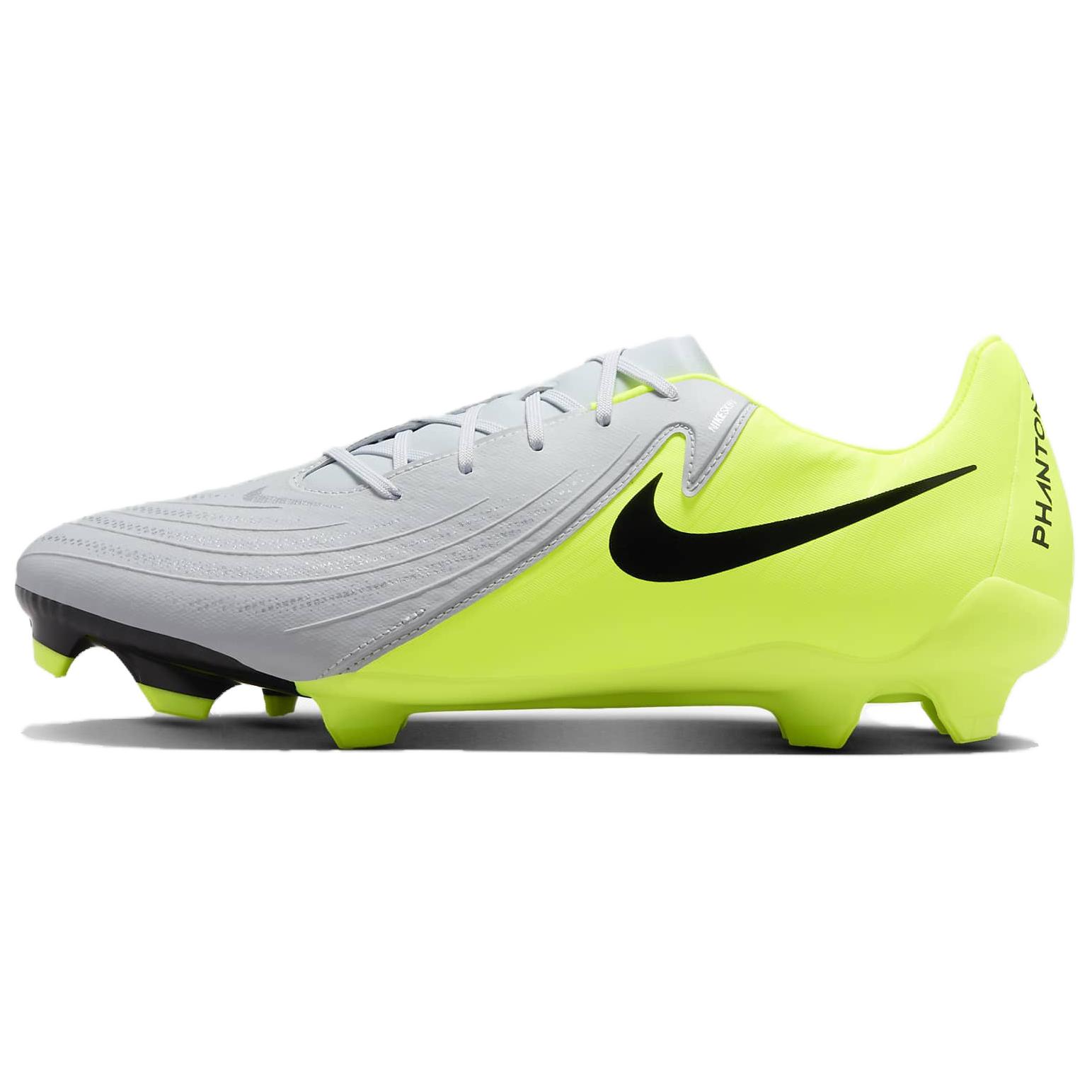 Nike Бутсы Phantom Gx 2 Academy FG/MG Metallic Silver Volt Black