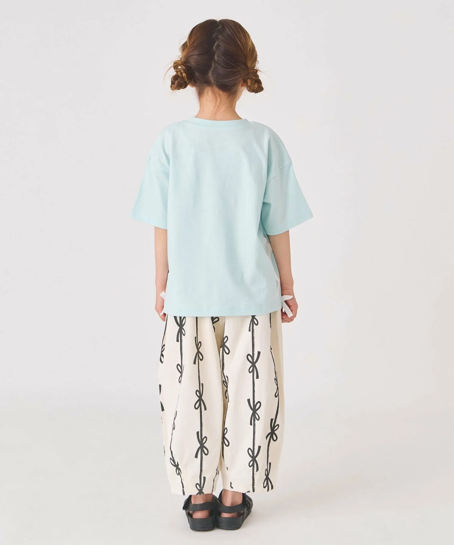 Футболка с боковой лентой Ever Closet, mint — фото 3