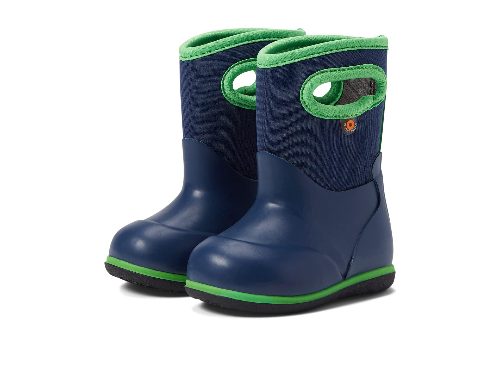 

Ботинки Bogs Kids Baby Classic Solid, цвет Navy/Green 1