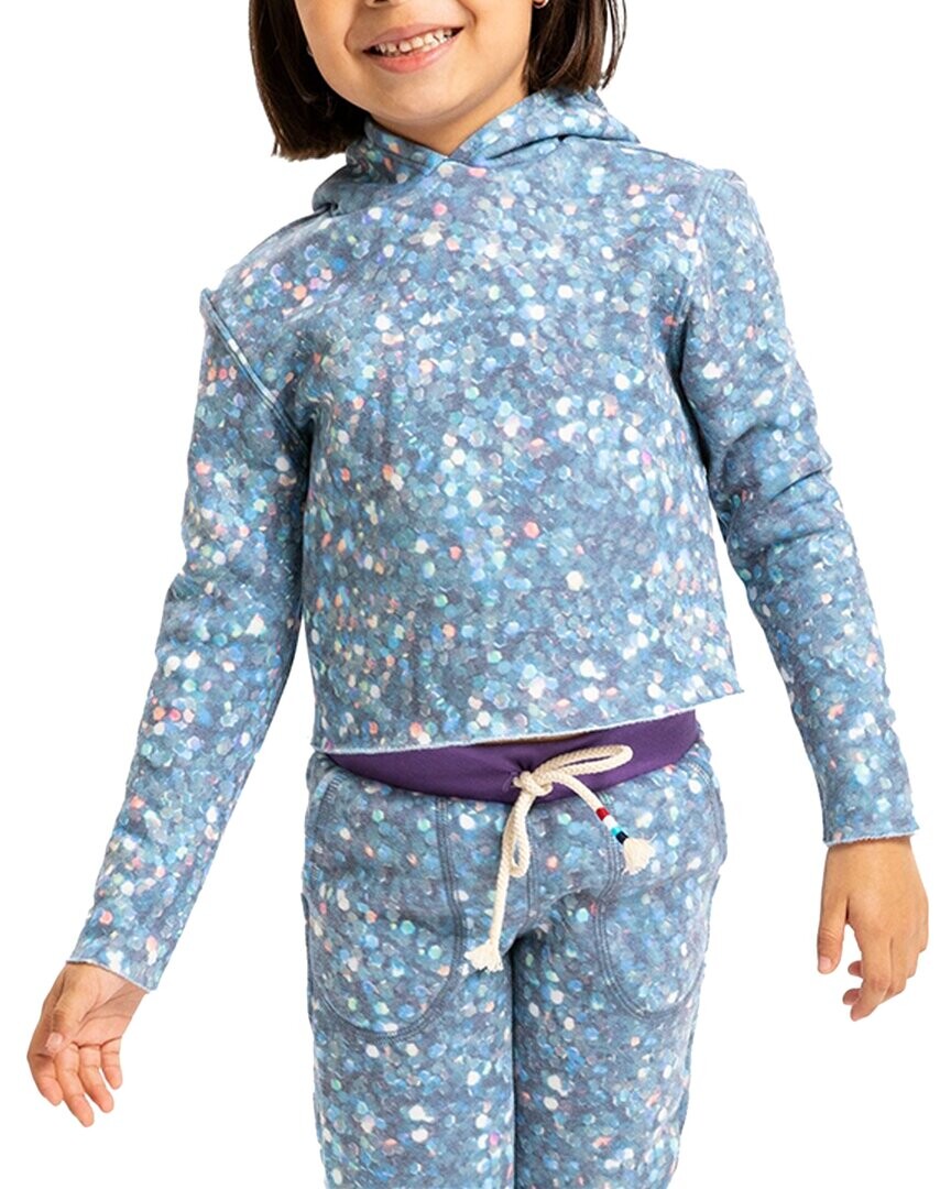 

Укороченное худи Sol Angeles с блестками, мультиколор