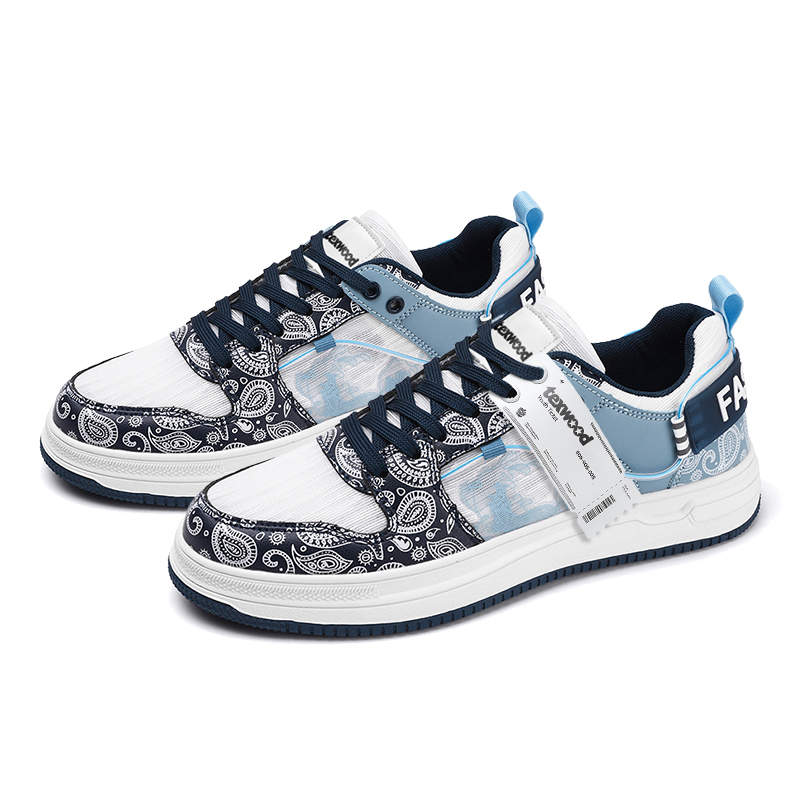 

TEXWOOD Кроссовки Chinese Style Blue And White Porcelain Collection Low top Skateboard Shoes Men's Box