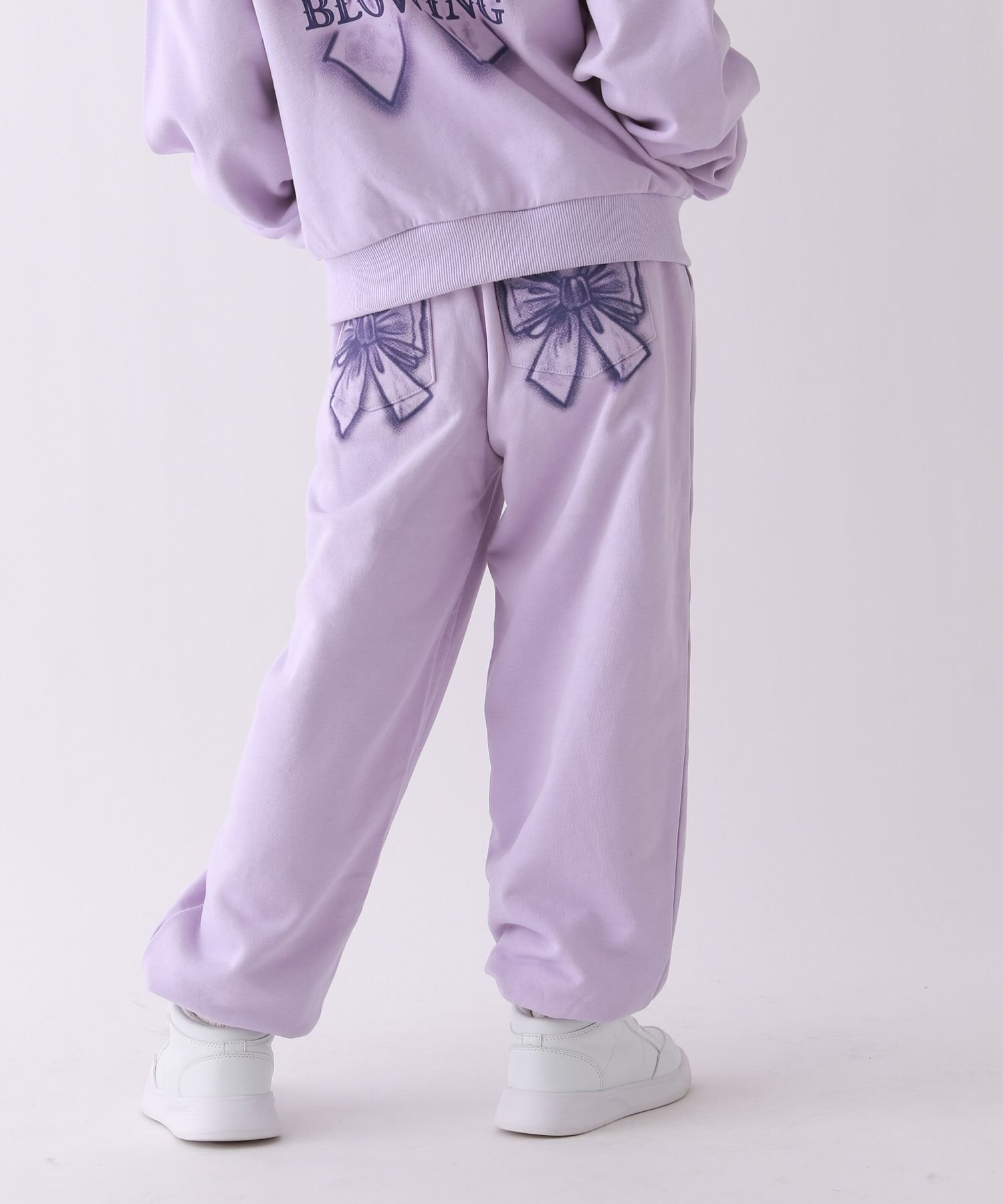 Спортивные штаны с лентой сзади 10C REPIPI, Purple 92