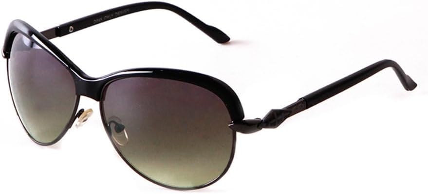 

Мужские солнцезащитные очки в стиле ретро с металлической полуободковой оправой, модные градиентные линзы, большие, подходят для женщин, солнцезащитные очки UV400 MTZJH, C5 Green