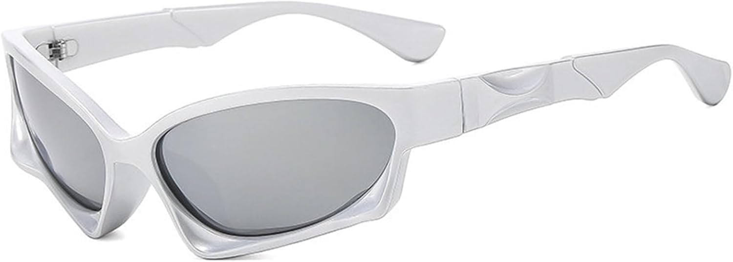 

Солнцезащитные очки Helena Y2K Punk прямоугольной формы для женщин, роскошные, узкие, неправильной формы, спортивные, для мужчин, винтажные, «кошачий глаз», очки UV400, C4