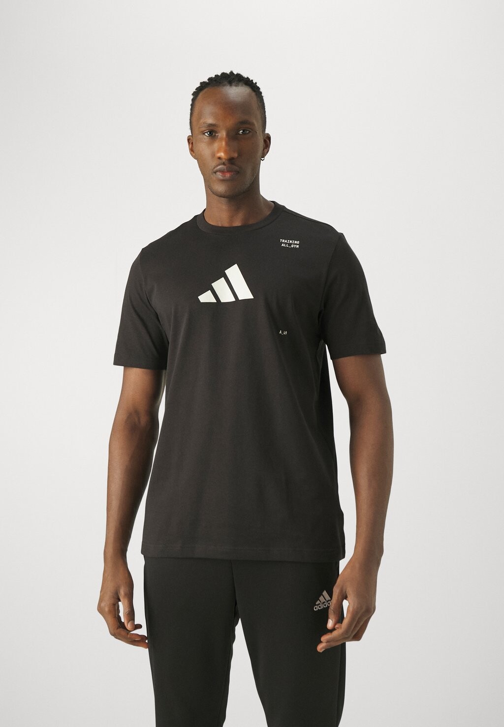 

футболка с принтом All Gym Category Graphic Adidas, черный