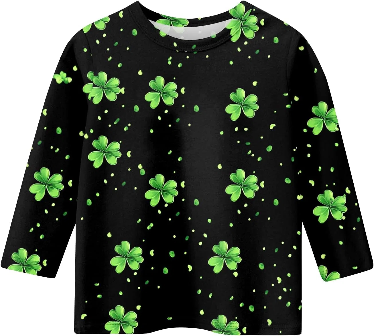 Детская футболка с принтом St. Patrick's Day, Generic, 1-dark Gray — фото 2
