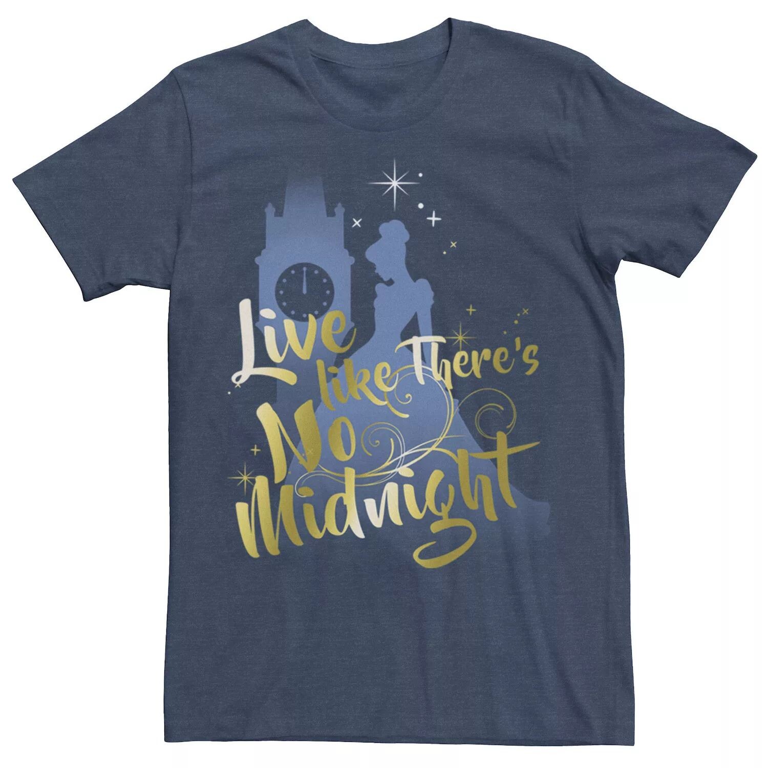 

Мужская футболка с силуэтом Золушки Live Like There's No Midnight Tee Disney