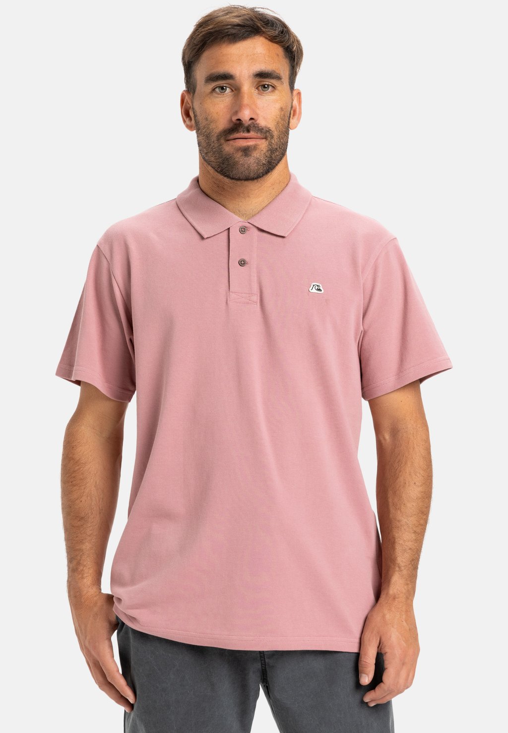 

Рубашка поло DNA Quiksilver, светло-розовый