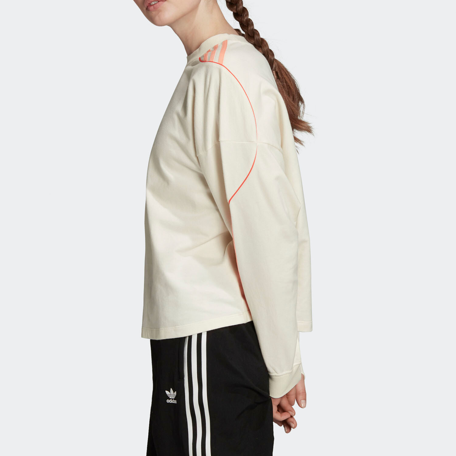 Свитшот женский Yuzu Powder Adidas Originals — фото 4