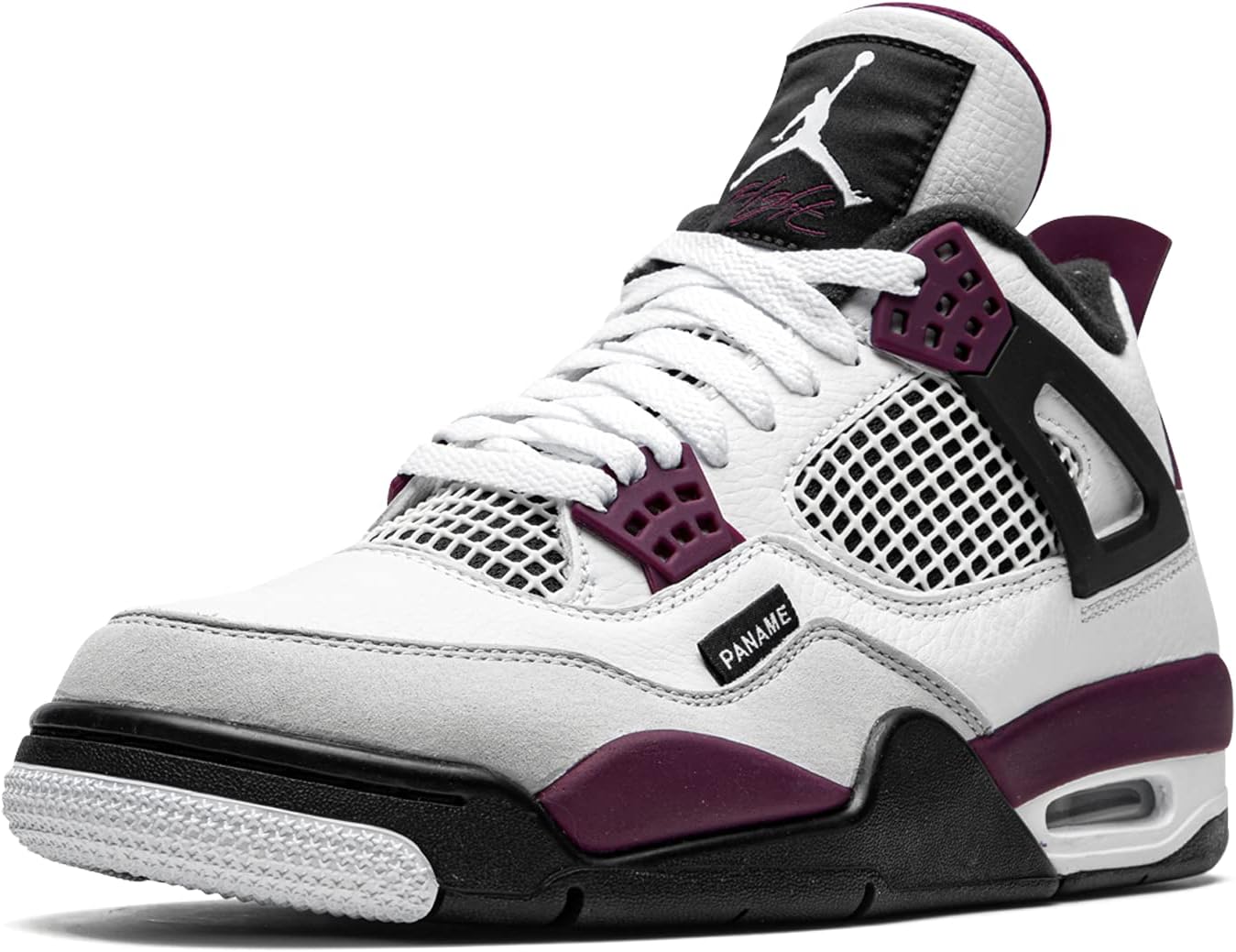 Мужские кроссовки Nike Air Jordan 4 Retro, белый/черный — фото 4