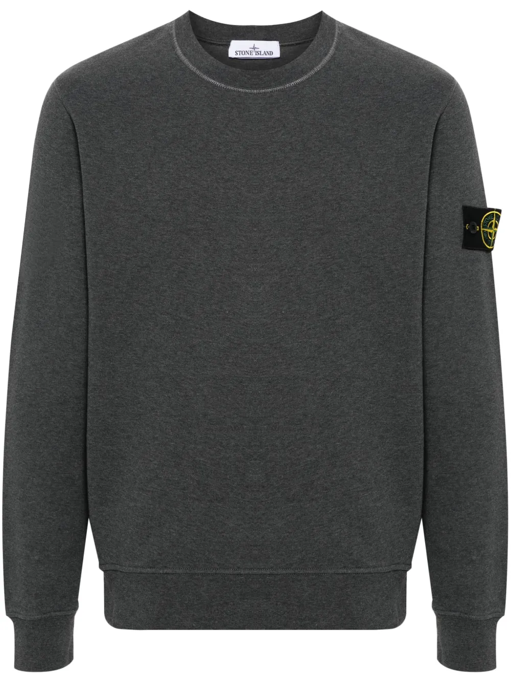 

Толстовка с нашивкой Compass Stone Island, серый