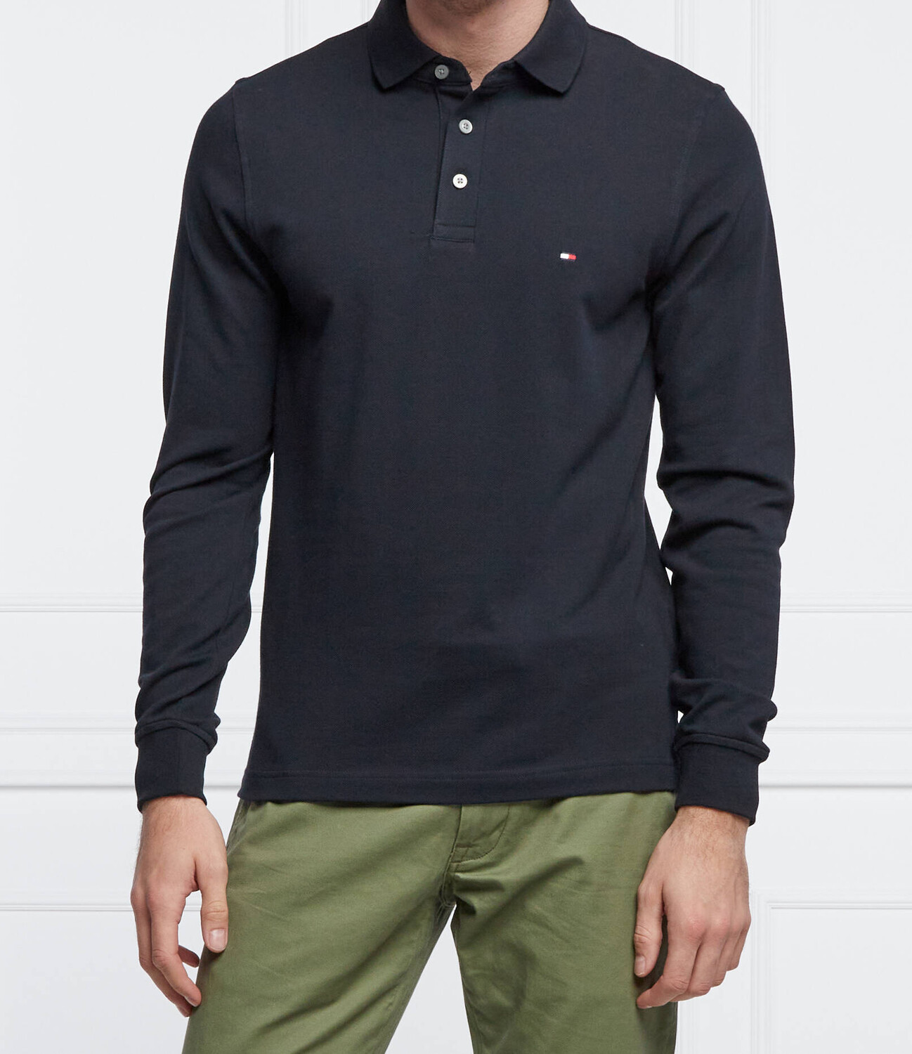 

Поло Tommy Hilfiger 1985 slim fit, темно-синий