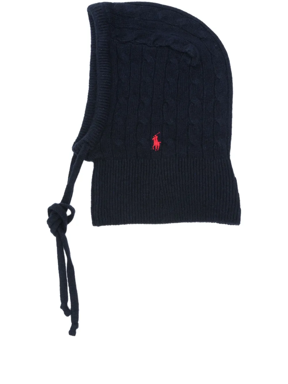 

Балаклава с завязками-кабелями POLO RALPH LAUREN, синий