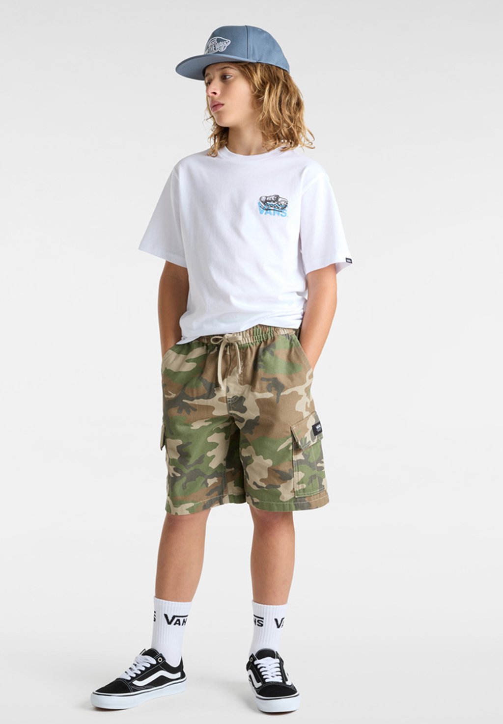 

Футболка с принтом OLD SKOOL Vans, белый