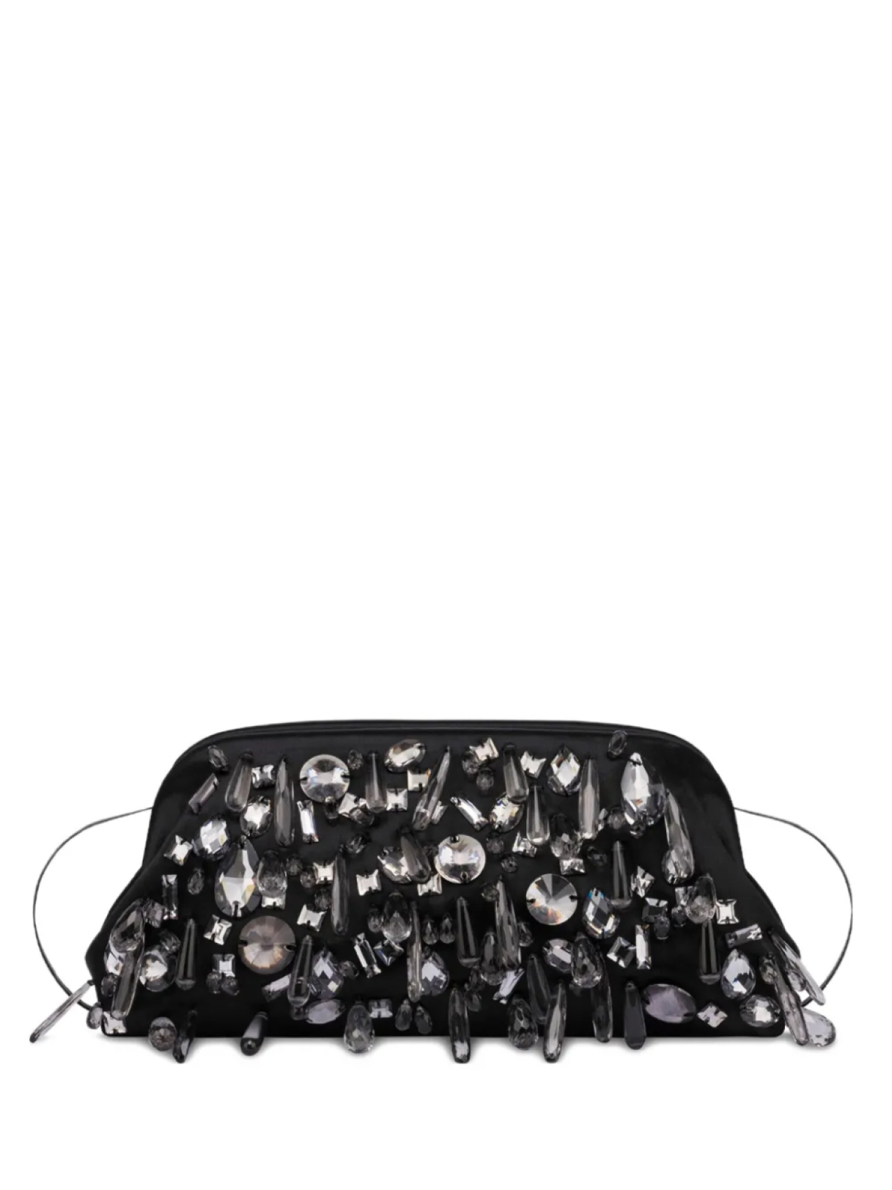 

Alberta Ferretti декорированный клатч, черный