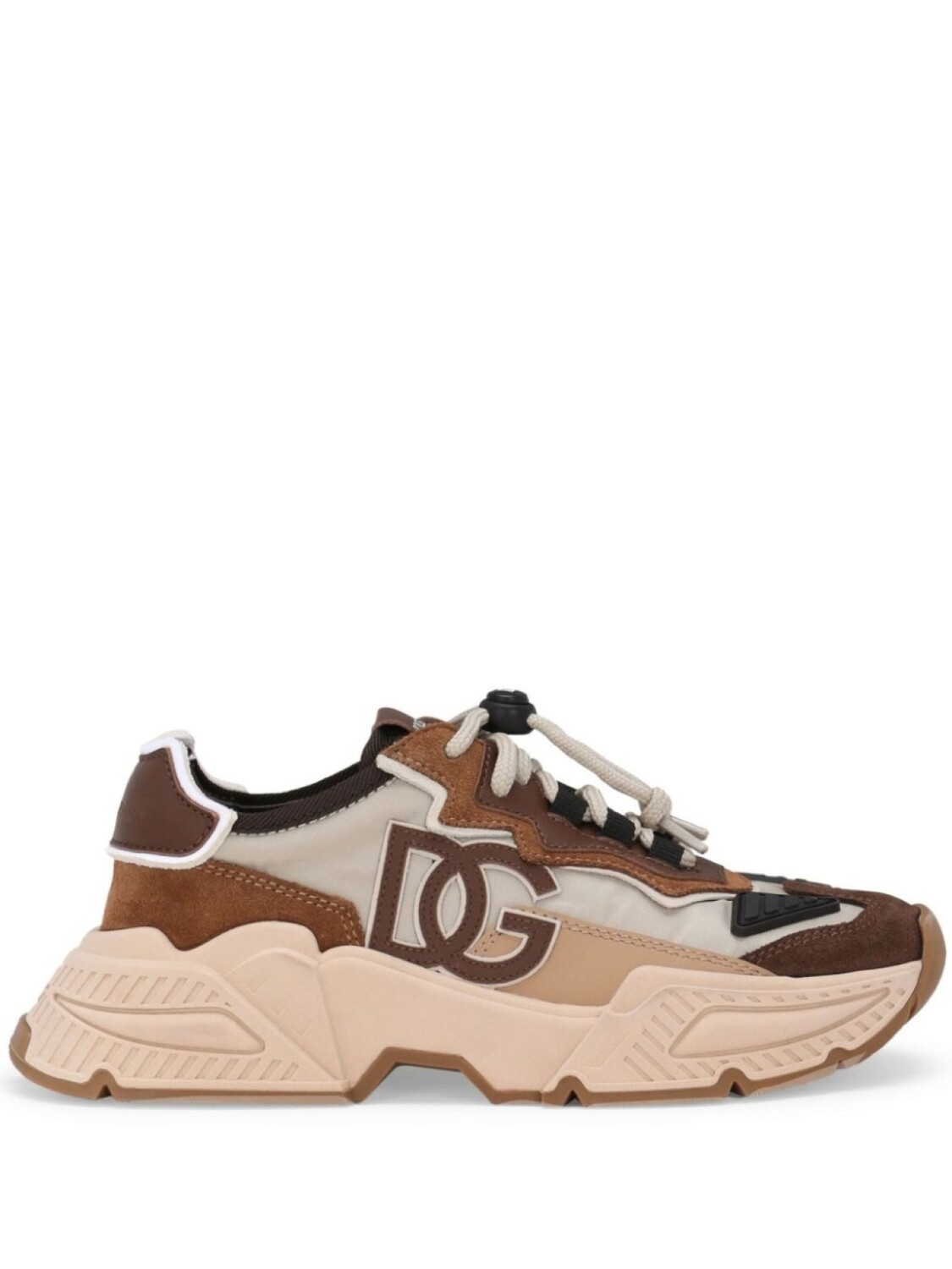 

Dolce & Gabbana Kids кроссовки Daymaster со вставками, коричневый