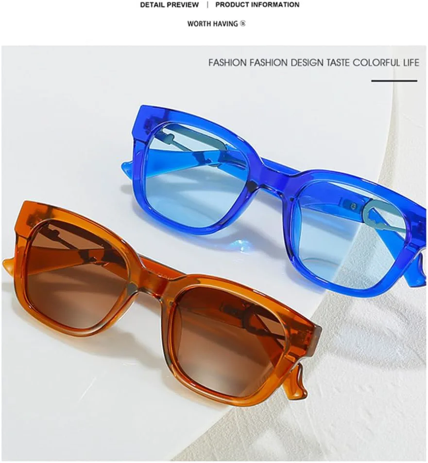 

Ретро солнцезащитные очки для женщин и мужчин, винтажные солнцезащитные очки с защитой от УФ-излучения UV400 для использования на открытом воздухе LANGSER, Tea