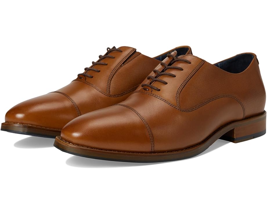 

Оксфорды Johnston & Murphy Landry Embossed Cap Toe, цвет Tan Full Grain