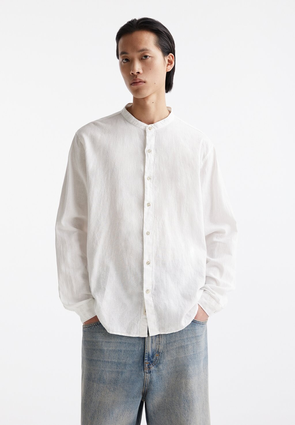 

Рубашка PULL&BEAR, белая