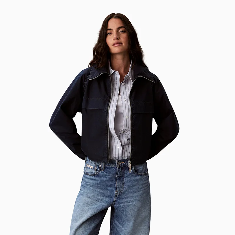 Джинсовая куртка женская Calvin Klein, WWK-Denim Dark Blue