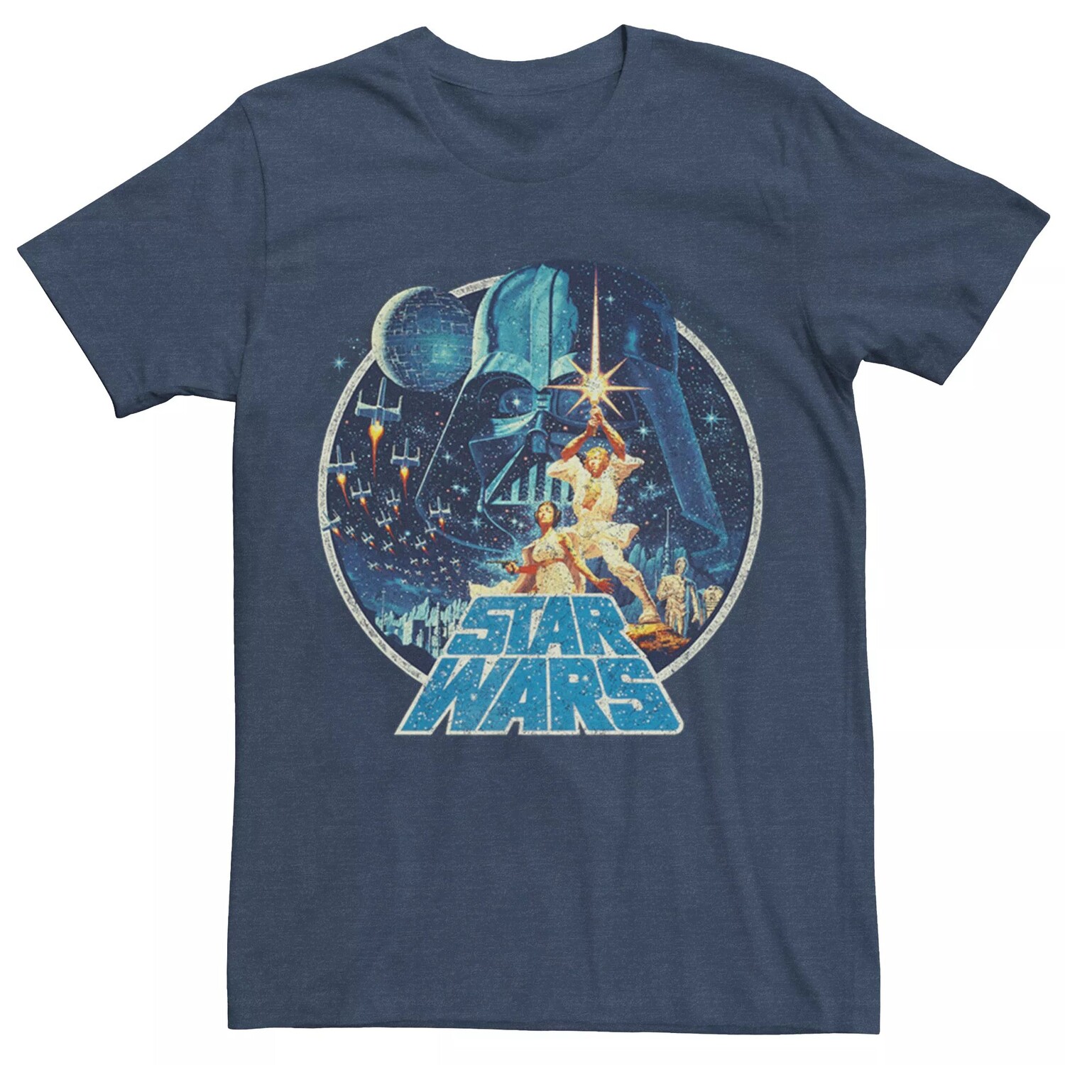

Мужская винтажная футболка Victory Star Wars A New Hope Licensed Character