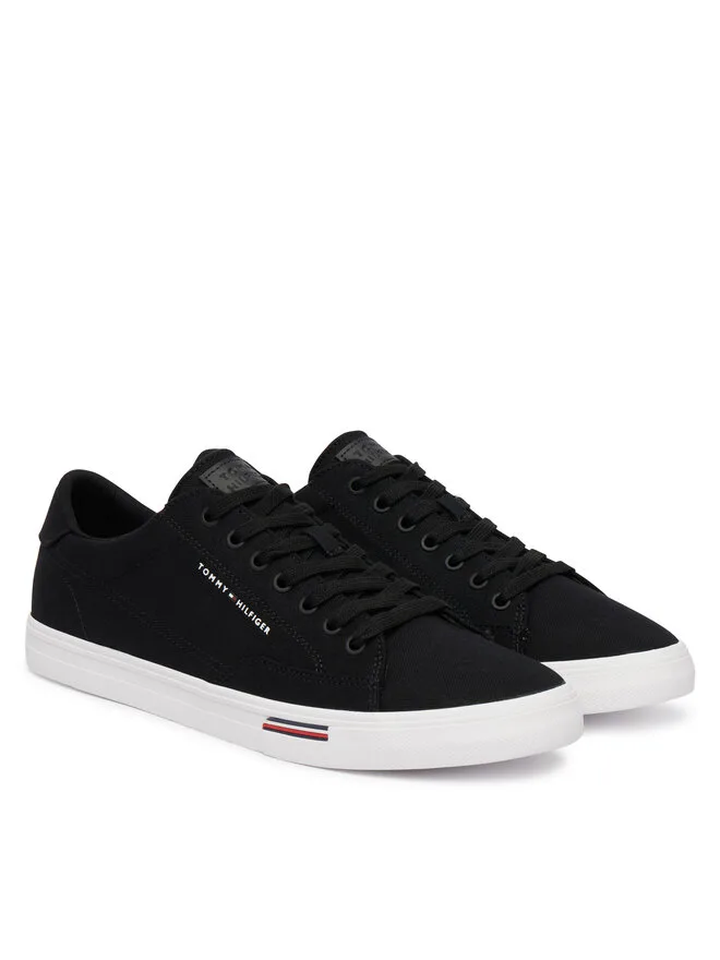 Tommy Hilfiger Кроссовки из ткани Vulc Core Rwb Long Lace CVS FM0FM05813 черные — фото 2