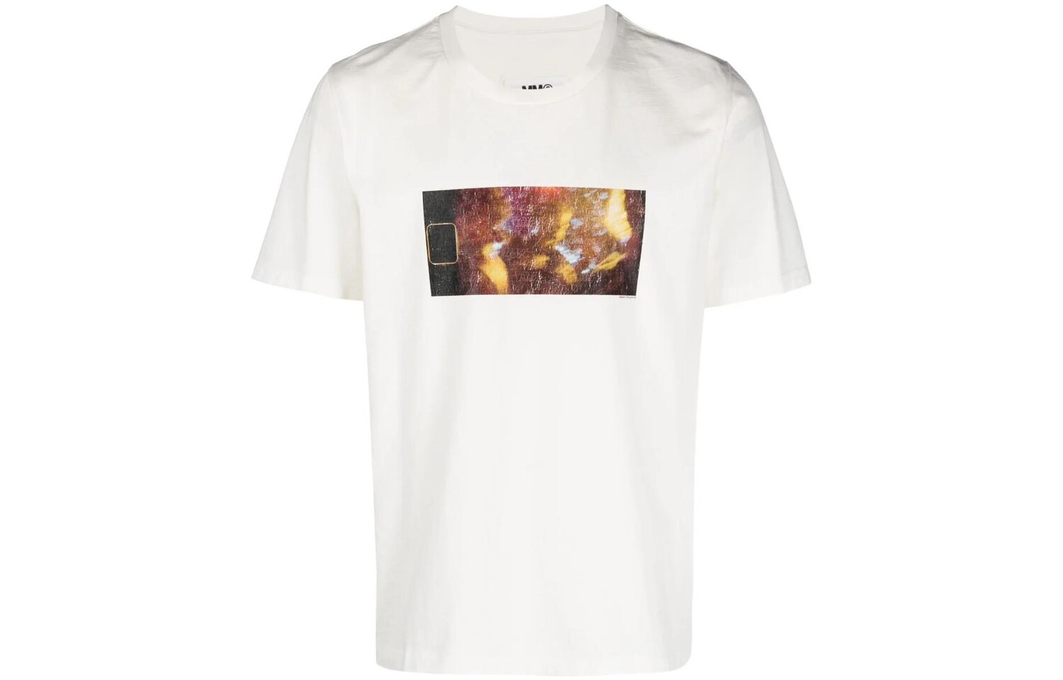 

Футболка из хлопка с логотипом Mm6 Maison Margiela, белый