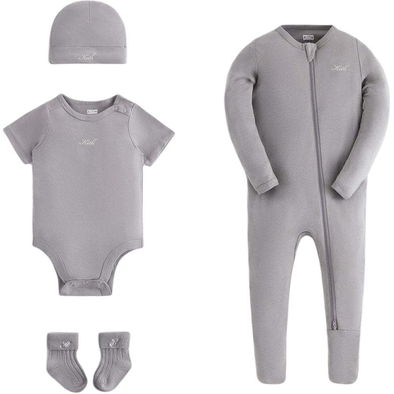 

Детский комбинезон AW24 Light Gray для малышей KITH, светло-серый