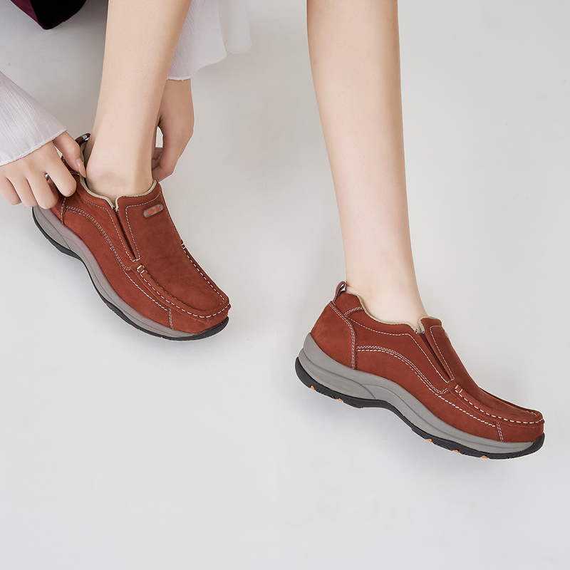 WALKER SHOP Женские повседневные туфли-лодочки - землисто-желтый, цвет Earth Yellow — фото 4
