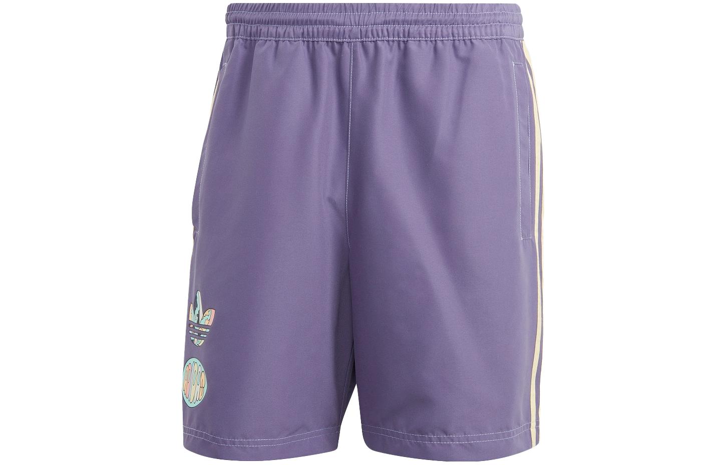 

Adidas Originals Мужские спортивные шорты ENJOY POLY, фиолетовые, с технологией