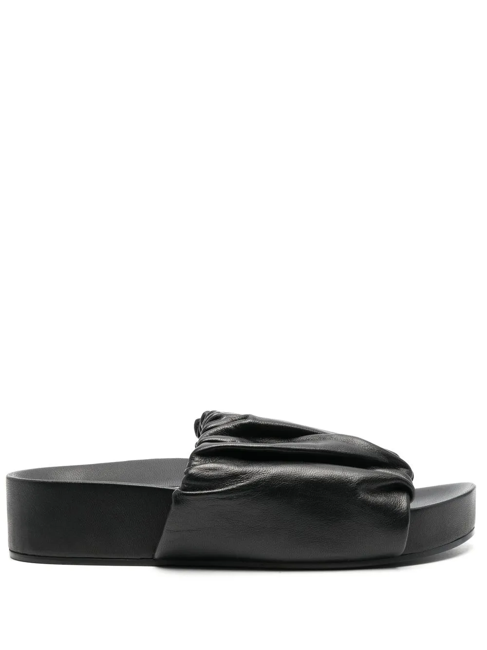 Сандалии на платформе JIL SANDER, черный