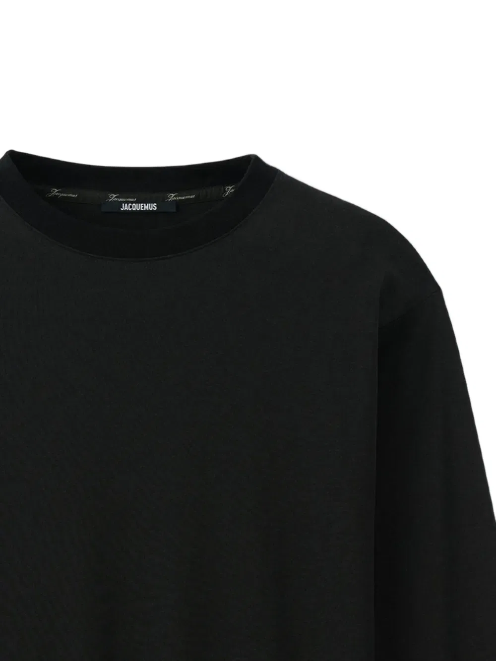 Футболка Rond Carre с длинными рукавами Jacquemus, черный — фото 2