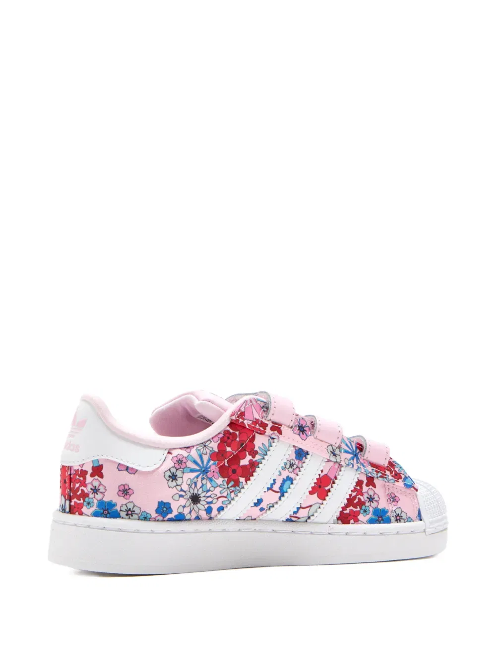 Кроссовки Superstar с цветочным узором Adidas Kids, розовый — фото 3