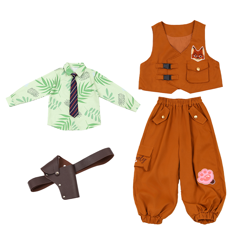 

Детская повседневная спортивная одежда с лацканами, средней длины Disney, boys' four-piece set