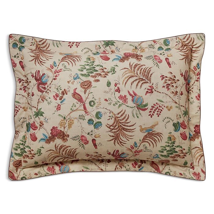 

Подушка Maren Cotton Percale King Sham Ralph Lauren, коричневый/бежевый