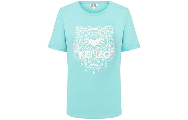 

Футболка женская сапфирово-зеленая Kenzo