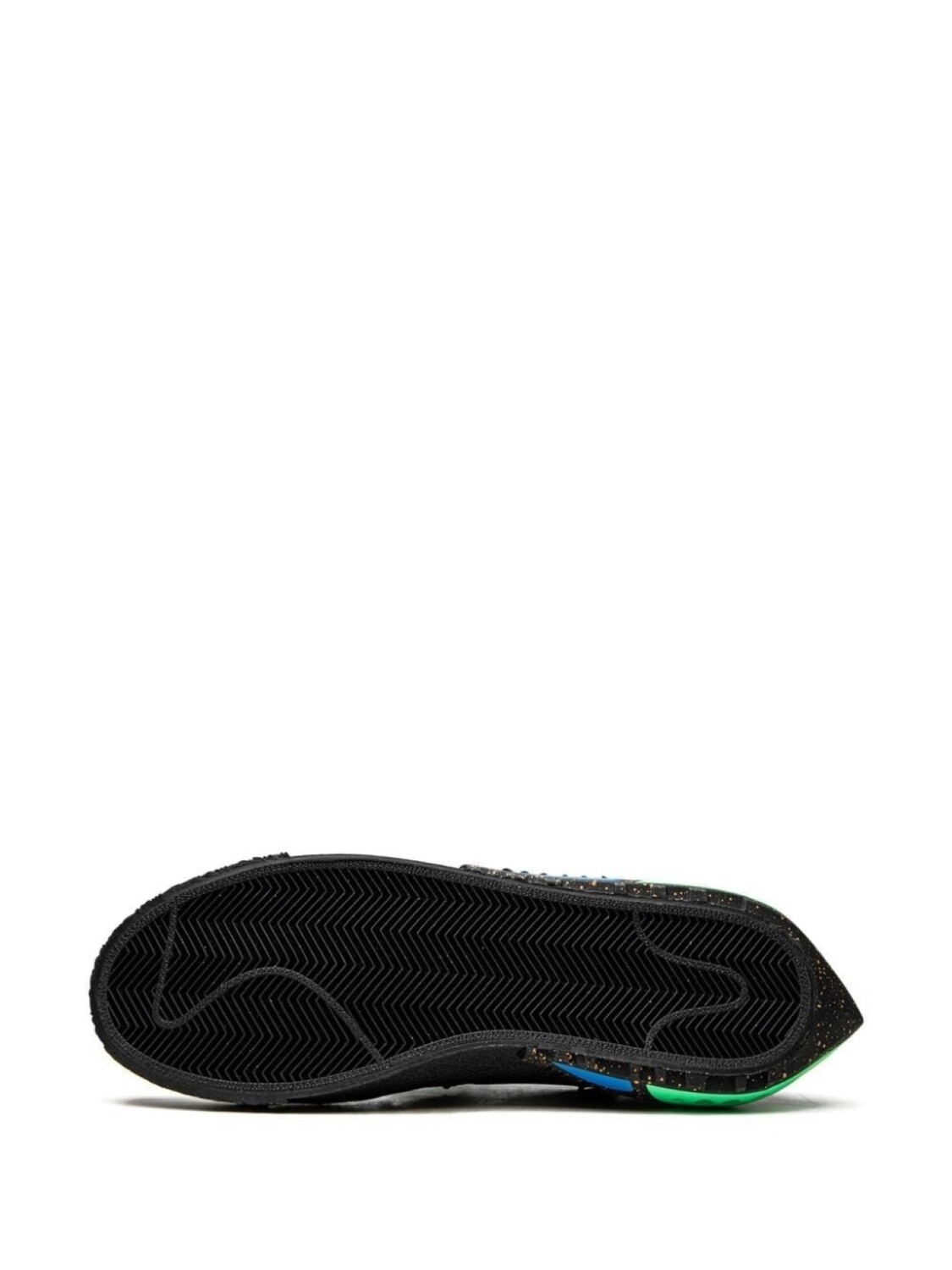 Кеды Blazer Low Black/Electro Green из коллаборации с Off-White Nike X Off-White, черный — фото 4