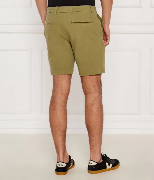Шорты с H-образным вырезом Slim fit Boss, зеленый — фото 4