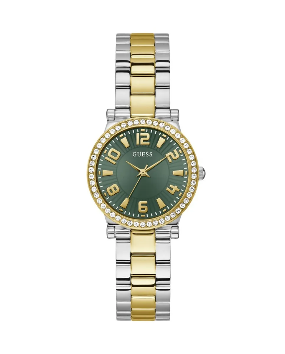 

Женские часы Fawn GW0686L2 из стали с серебряным ремешком Guess, серебряный