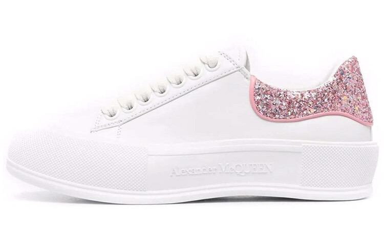 

Кроссовки женские Alexander Mcqueen Deck Lifestyle, белый / розовый