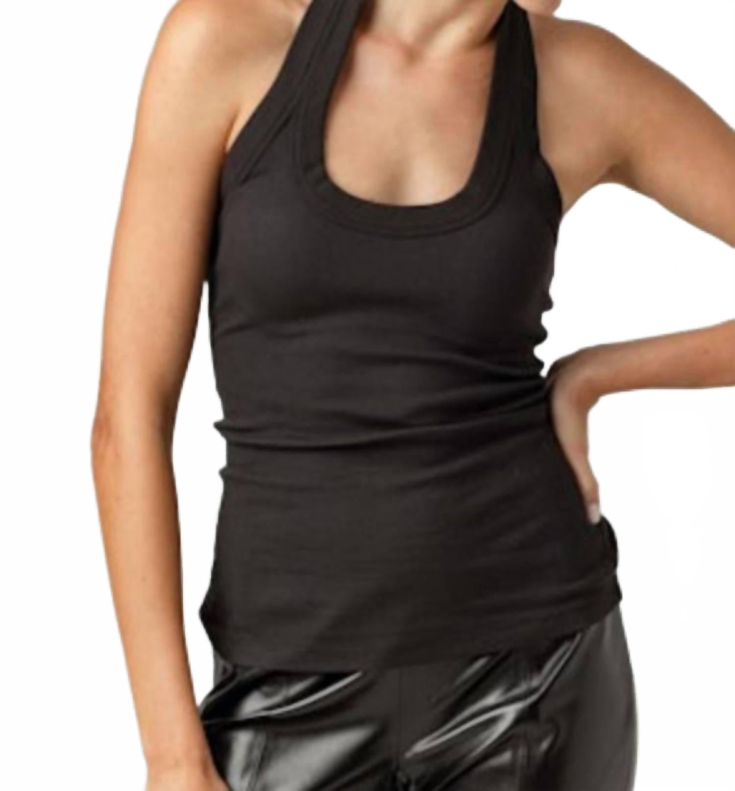 

Акари Топ-танк в черном цвете Sundays