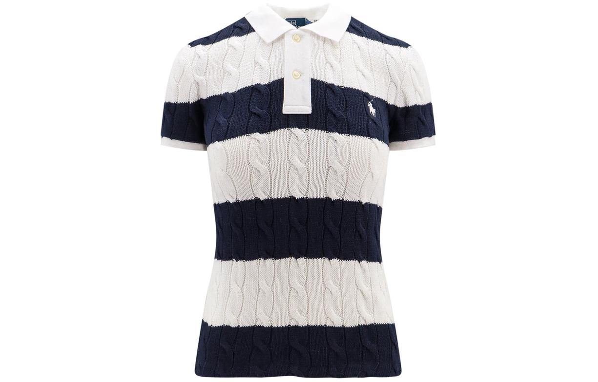 

Рубашка поло SS24 женская многоцветная Polo Ralph Lauren, мультиколор
